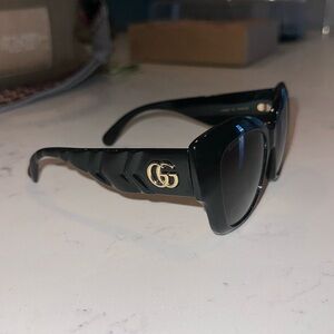 Gucci Oversized Acetate Butterfly Sunglasses
